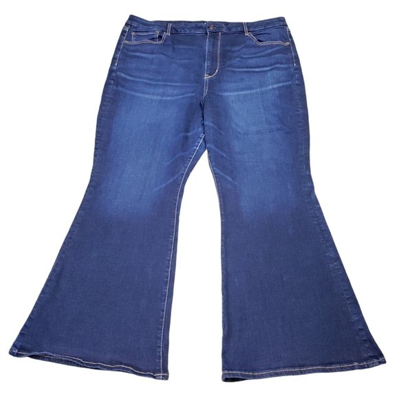 American Eagle Outfitters Denim - American Eagle Super Stretch Jeans Women Plus 20 Short Curvy Super Hi Rise Flare